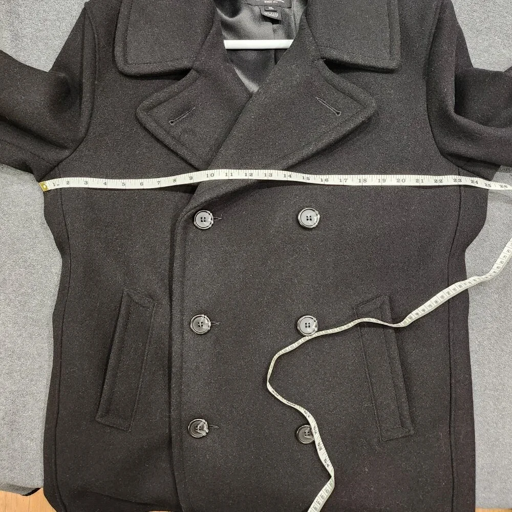 Schott Bros Perfecto 764 Wool Peacoat Black Men’s XL Made in USA - Picture 10 of 16